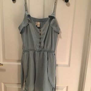 Japna light denim romper